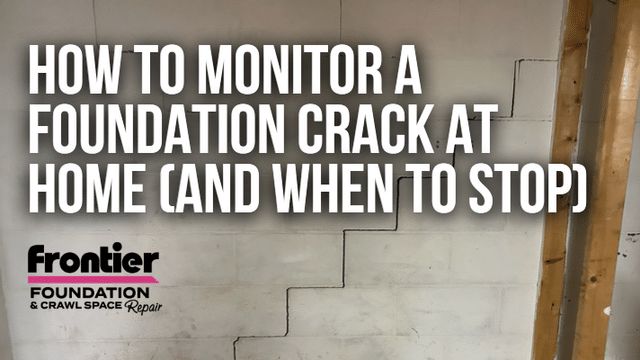 Monitoring Foundation Cracks