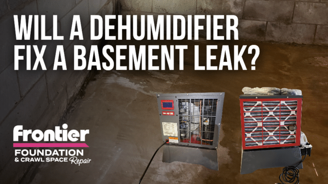 Will a Dehumidifier Fix a Basement Leak?