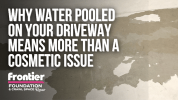 Water Pooled on Your Driveway Means More Than a Cosmetic Issue