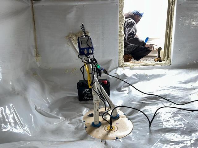 Sump Pump and CleanSpace Encapsulation in Allensville, Kentucky