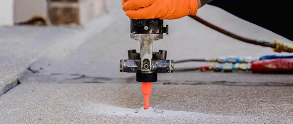 lifting and leveling concrete