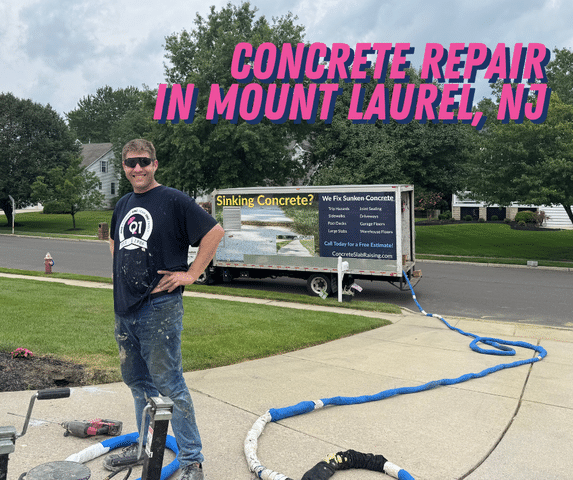 How We Restored an Uneven Driveway with PolyLevel in Mount Laurel, NJ