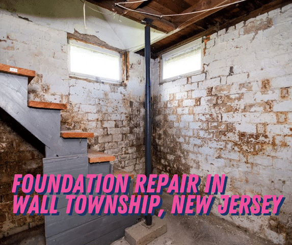 EverBrace Installation for Foundation Walls in Wall Township, NJ