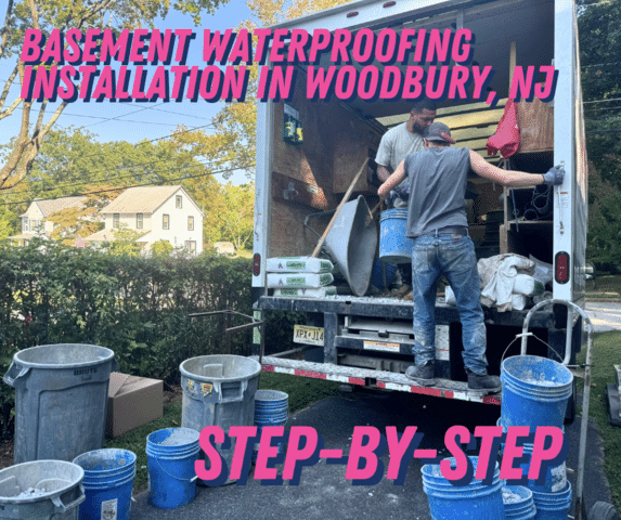 How We Waterproofed an Old Basement in Woodbury Heights, NJ