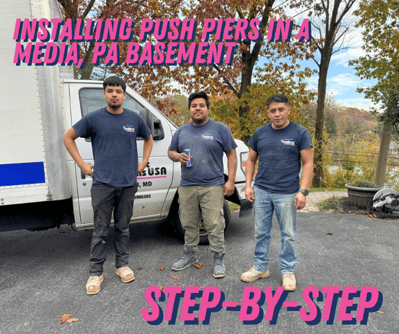 How We Installed Push Piers to Stabilize a Home in Media, PA