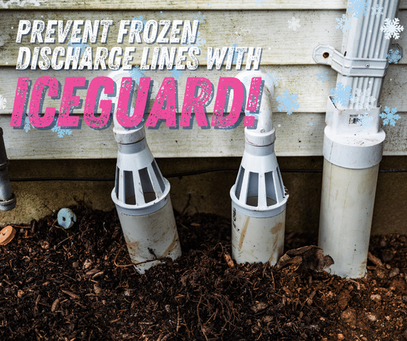 Prevent Frozen Discharge Lines This Winter With IceGuard!