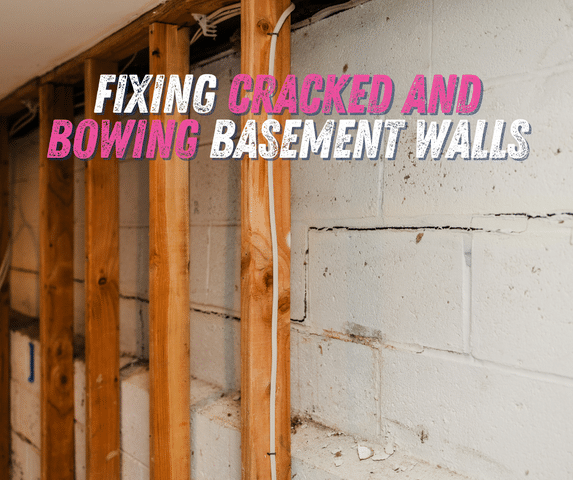 Basement Wall Cracks & Bowing Walls: What They Mean and How to Fix Them