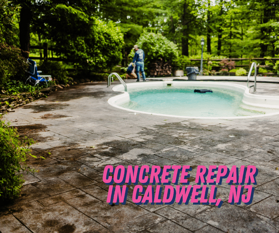 How We Restored a Sunken and Cracked Pool Deck in Caldwell, NJ