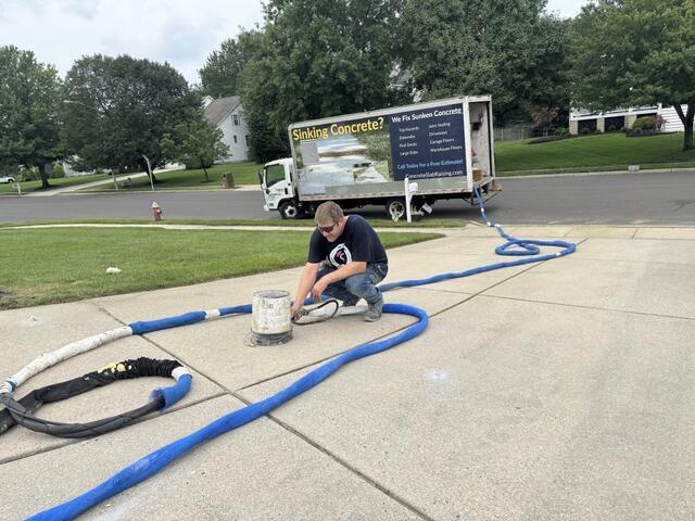 How We Restored an Uneven Driveway with PolyLevel in Mount Laurel, NJ - Image 3
