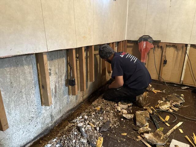 How We Transformed a Wet Basement into a Dry, Healthy Space in <a href=