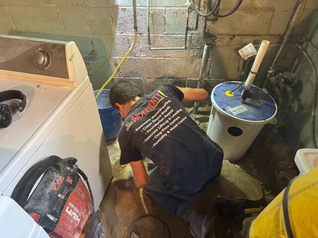 Transforming a Wet Basement With Bowing Walls in Somerdale, NJ - Image 4