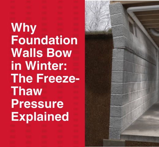 Why Foundation Walls Move More in Winter: The Freeze-Thaw Pressure Explaine...