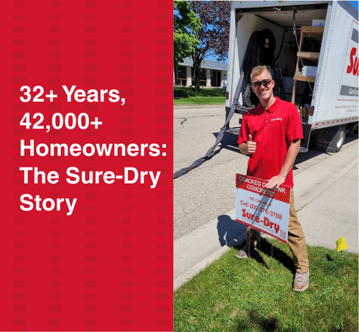 32+ Years, 42,000+ Homeowners: The Sure-Dry Story