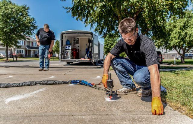 Foundation cracks and concrete repair