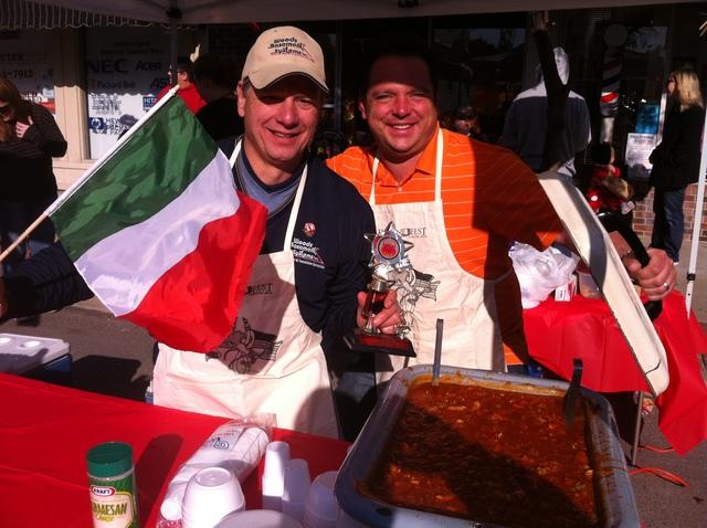 Woods Serves Award-Winning Italian Chili at Collinsville Fall Festival