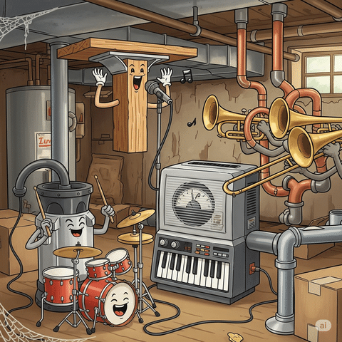 The Ultimate Basement Band: A Guide to Squeaks, Groans, and Gurgles