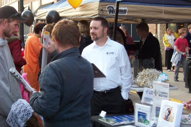 Dr. Energy Saver Hands Out Sweet Treats at Trick-or-Treat Main Street