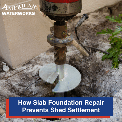 How Slab Foundation Repair Prevents Shed Settlement