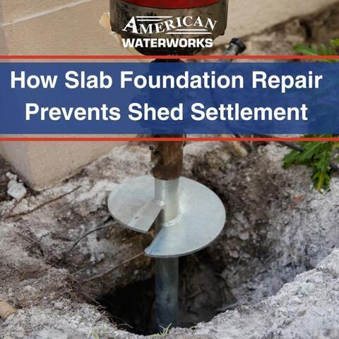 How Slab Foundation Repair Prevents Shed Settlement