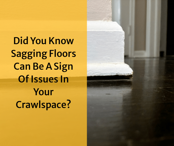 Did you know sagging floors can be a sign of issues in your crawlspace? Her...