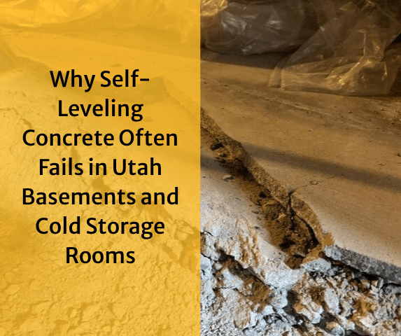 Why Self-Leveling Concrete Often Fails in Utah Basements and Cold Storage R...