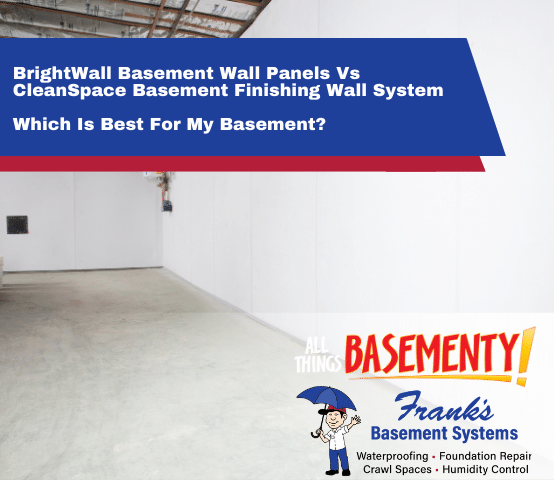 BrightWall Basement Wall Panels Vs CleanSpace Basement Finishing Wall Syste...