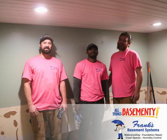 Frank's Basement Systems Goes Pink This October