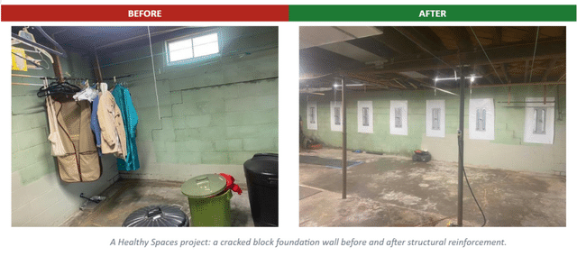 Foundation Before and After - Healthy Spaces