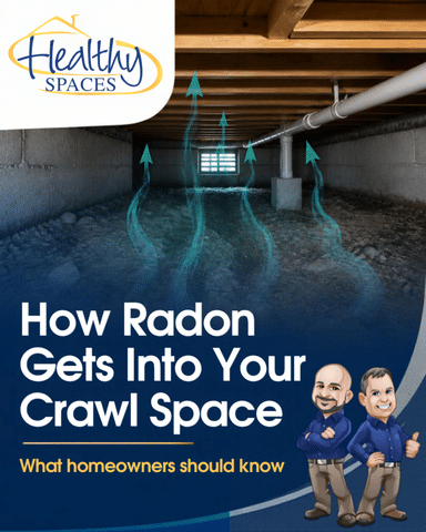 How Radon Gets Into Your Crawl Space