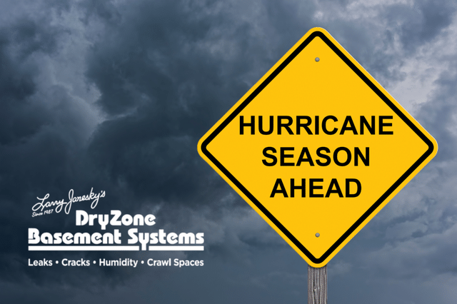 Tropical Storm and Hurricane Season Basement Preparedness