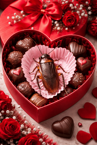 Is Valentine's Day a Day for Roaches?
