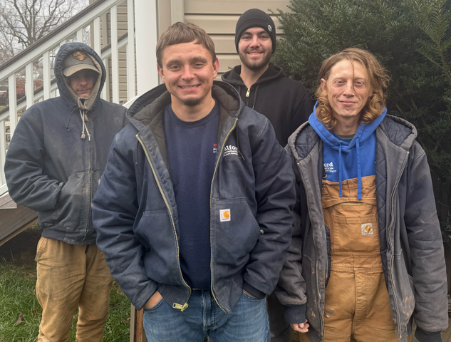 Production Crew Team of Four Men