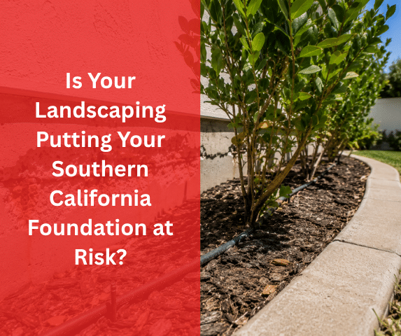Is Your Landscaping Putting Your Southern California Foundation at Risk?
