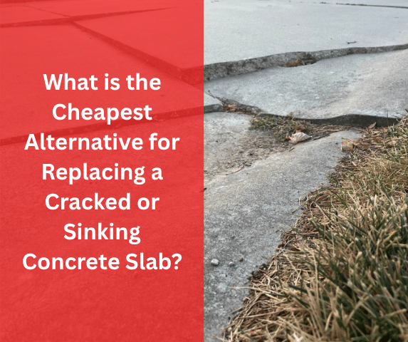 What is the Cheapest Alternative for Replacing a Cracked or Sinking Concret...