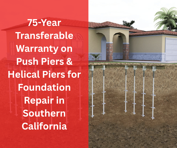 75-Year Transferable Warranty on Push Piers & Helical Piers for Foundation ...