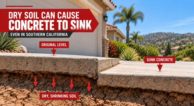 7 Reasons Your Concrete Is Sinking in Southern California - Image 2