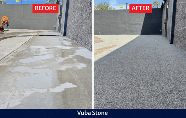 Can You Install Vuba Stone Over Cracked or Sunken Concrete? - Image 2