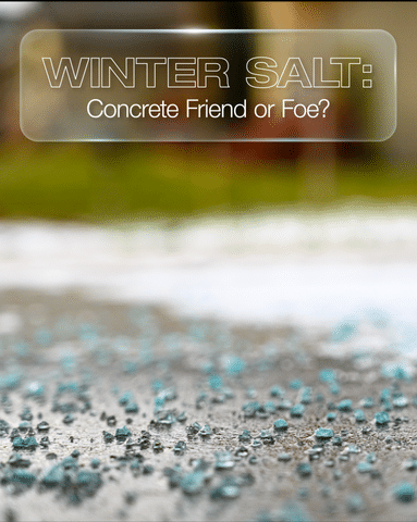 The Truth About Winter Salt and Your Concrete