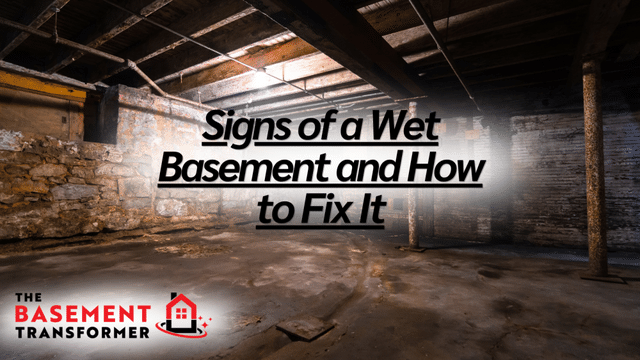 Signs of a Wet Basement and How to Fix It - Image 1
