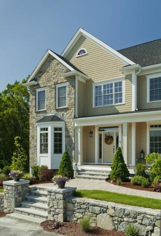 James Hardie Siding combined with stone