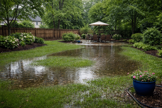 How to Fix Poor Yard Drainage and Prevent Basement Water Problems