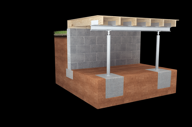 Smart Jacks to repair sagging floors