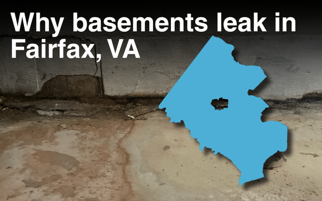 Water in basement of home in Fairfax County