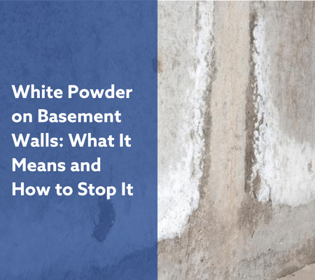 White Powder on Basement Walls: What It Means and How to Stop It