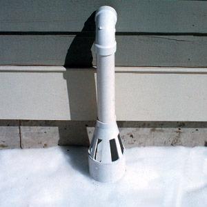 Freezing Crawl Space Discharge Lines