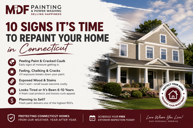 10 Signs Your Home Needs Repainting: A Connecticut Homeowner's Guide
