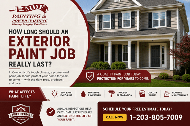 How Long Does Exterior Paint Last in New England? A Connecticut Homeowner's...