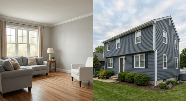Interior vs. Exterior Painting Costs in Connecticut: What\'s the Difference? - Image 1