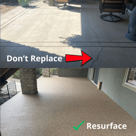 Don't Cover Your Ugly Concrete, Resurface It with Vuba Stone or Rubber Ston...