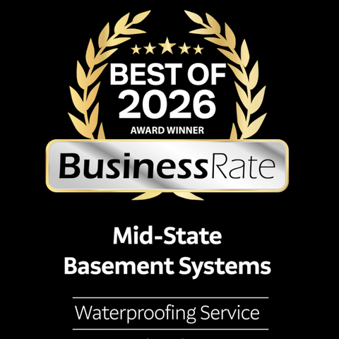 Mid-State Basement Systems Awarded BEST Waterproofing Service in Columbus f...